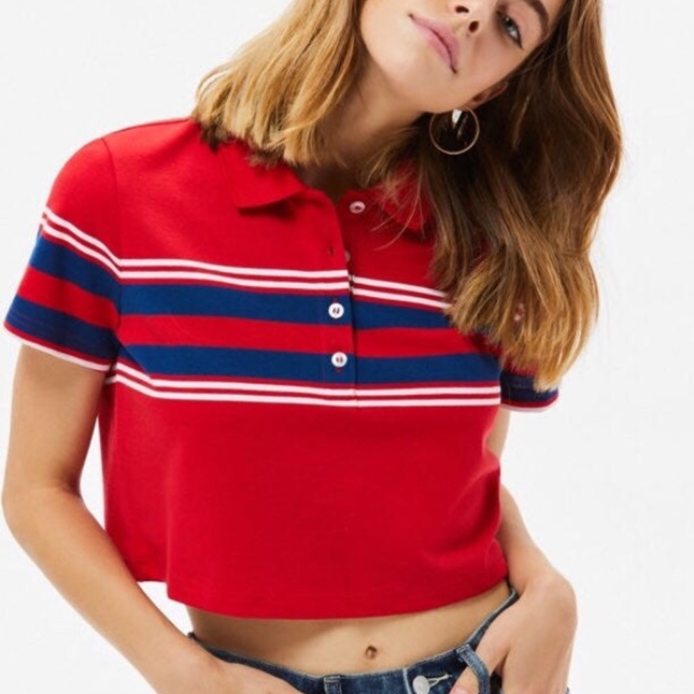 Pacsun red crop top